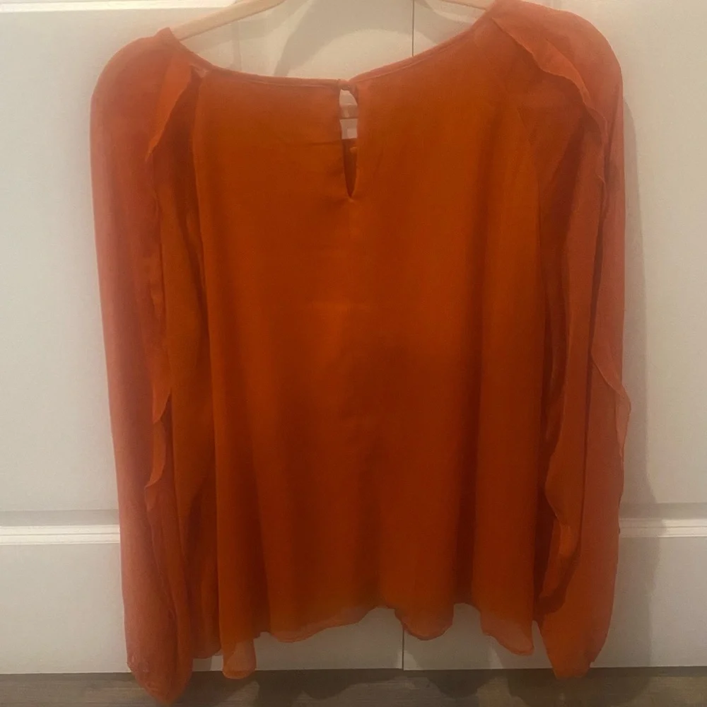 Lauren Conrad ruffle shirt - Picture 4 of 5